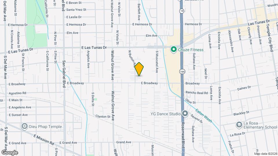 270 S Burton Ave Map and Location Details