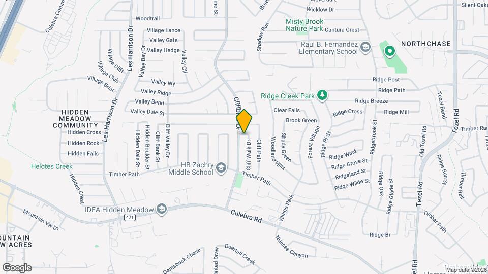 9214 Cliffvale Street Mapa y Detalles de la Ubicación