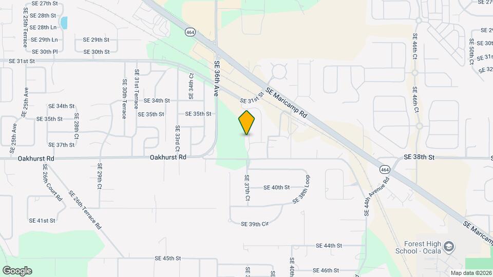3644 SE 37th Ct Map and Location Details
