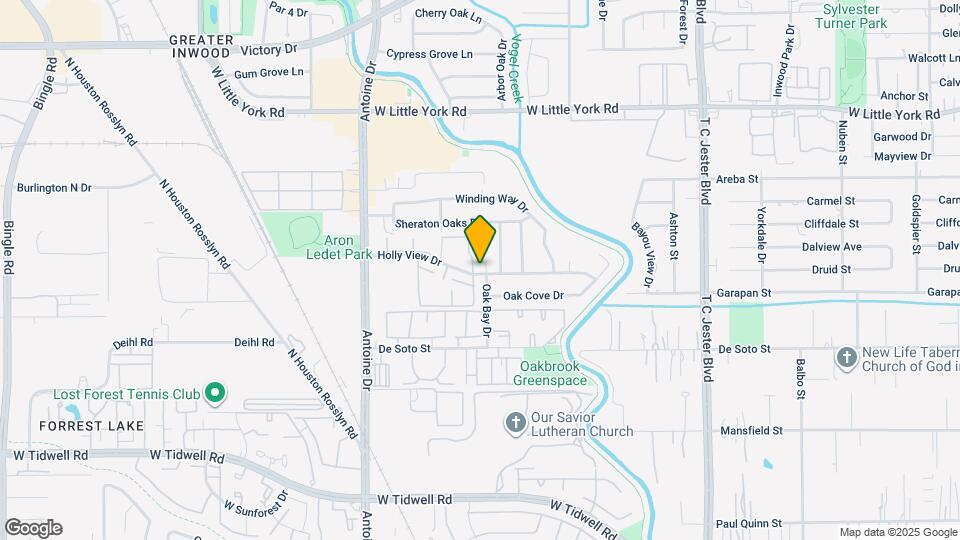 6203 Oak Bay Dr Map and Location Details