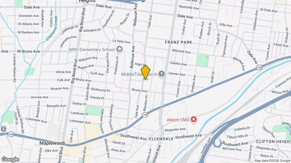 2126 Yale Ave, Unit 2126 Yale Map and Location Details