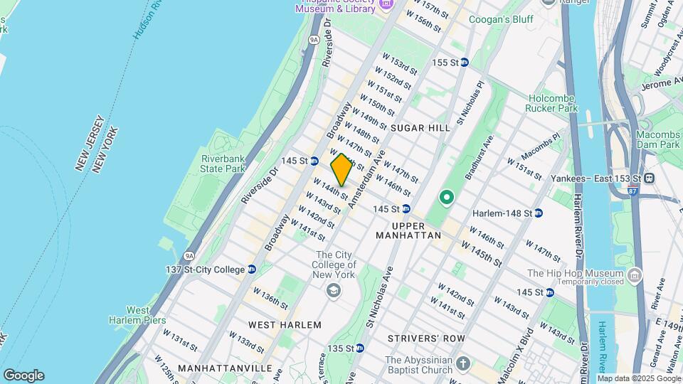 515 W 144th St Map and Location Details