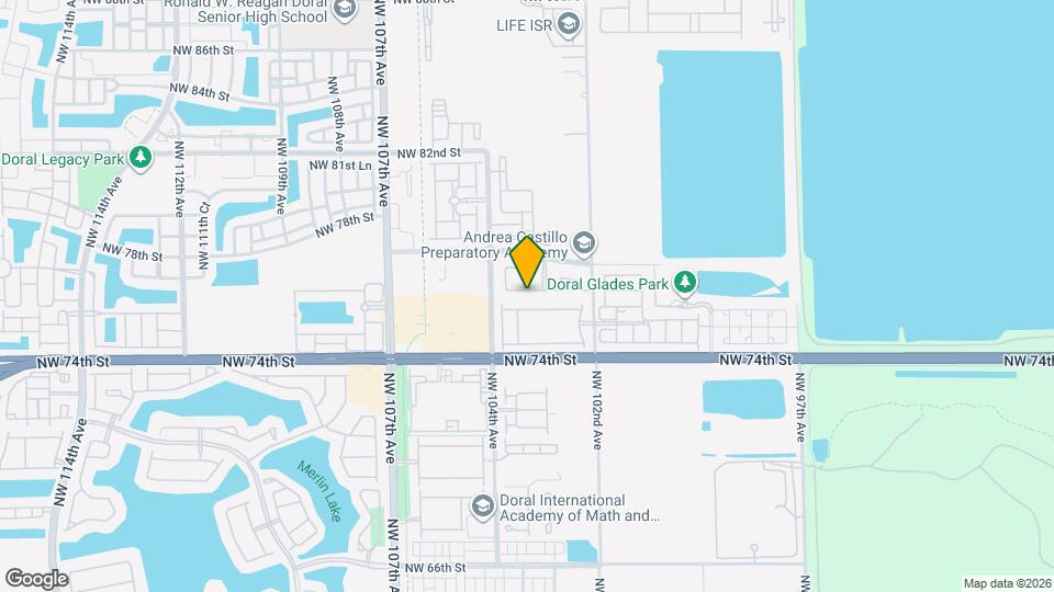 10286 NW 75th Terrace Map and Location Details