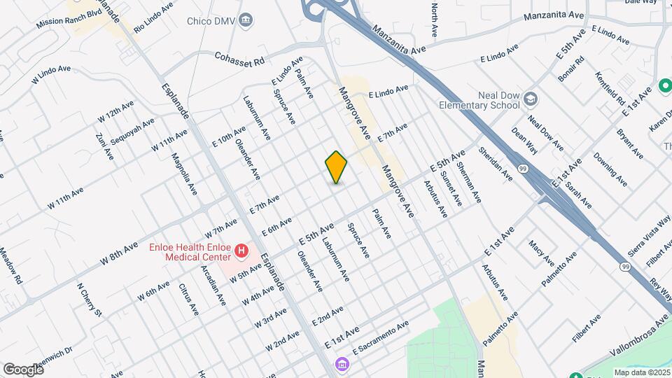 1602 Spruce Ave Mapa y Detalles de la Ubicación