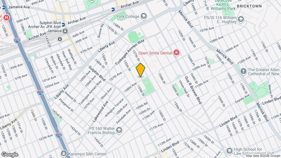 107-58 156th St Map and Location Details