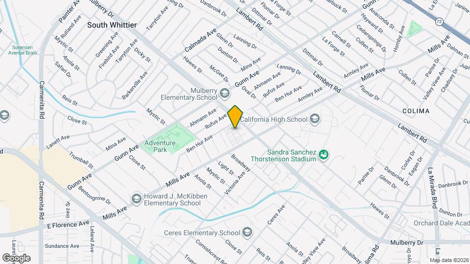 14017 Dicky St, Unit Unit# F Map and Location Details