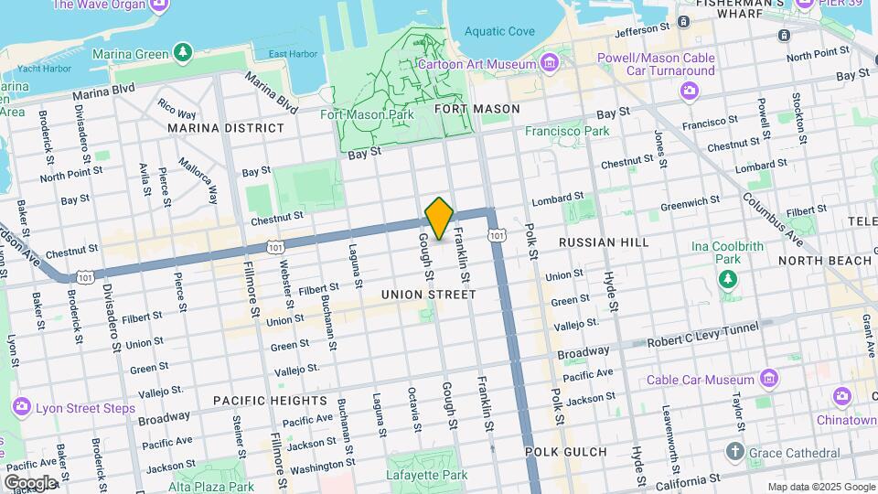 1661 Greenwich St Map and Location Details