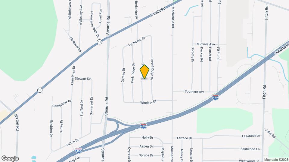6039 Sherwood Dr Map and Location Details