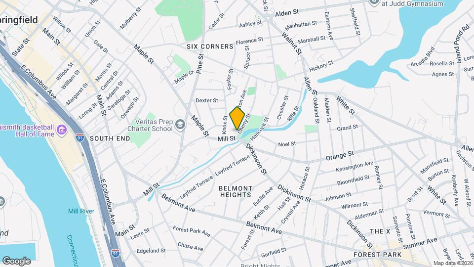 140 Cherry St Map and Location Details