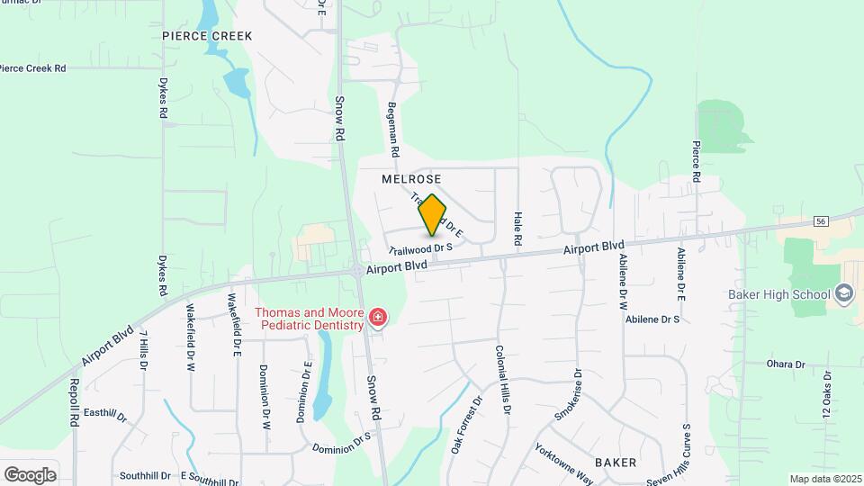 9730 Trailwood Dr S Map and Location Details