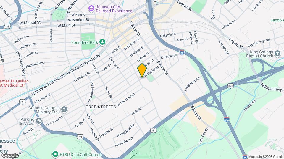 1201 Buffalo St, Unit 2 Map and Location Details