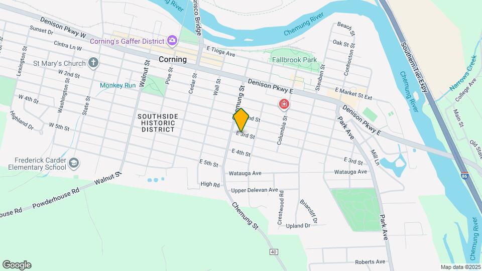 166 E 3rd St Map and Location Details