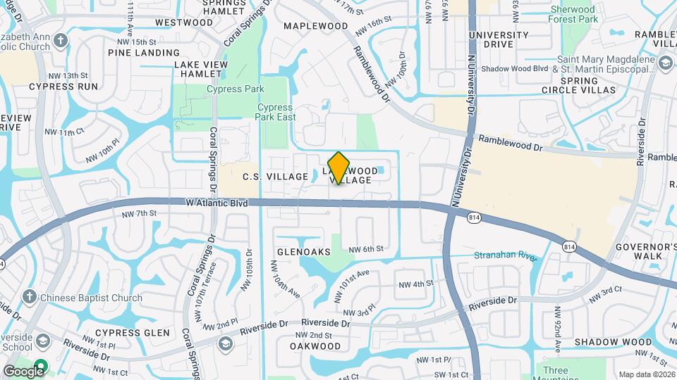 10151 W Atlantic Blvd, Unit H1 Map and Location Details