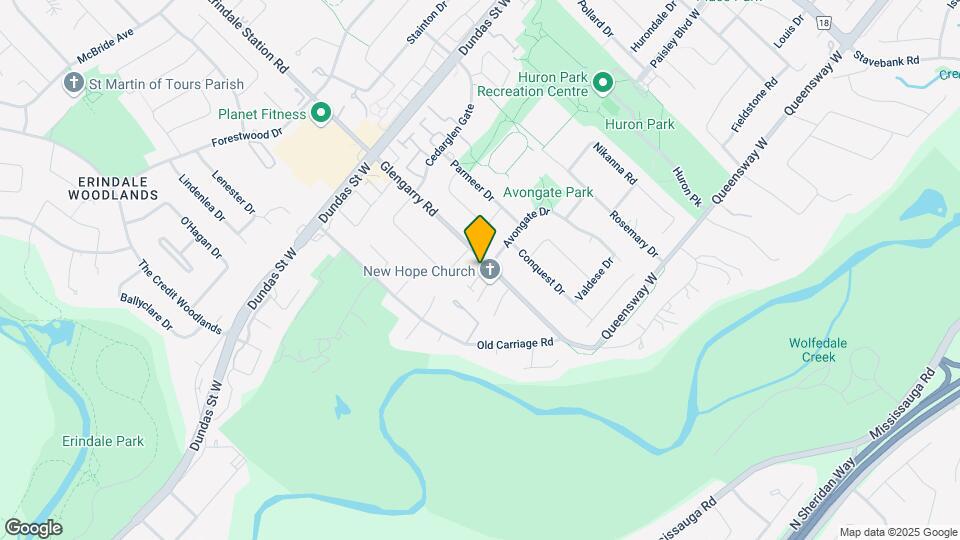 2460 Glengarry Rd Map and Location Details