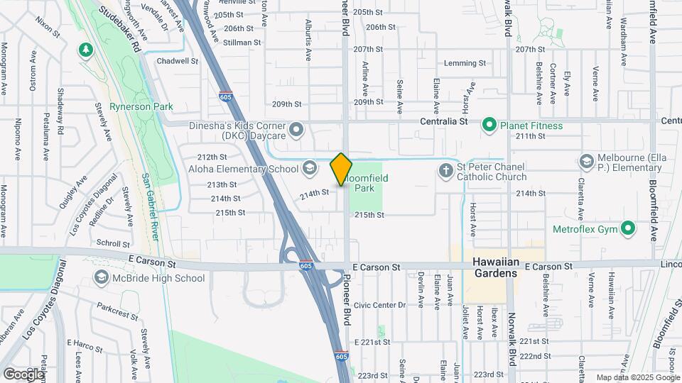 21350 Rossford Ave Map and Location Details