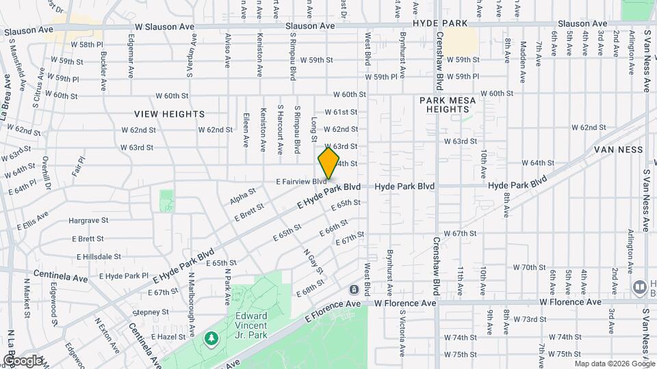 1120 E Fairview Blvd Mapa y Detalles de la Ubicación