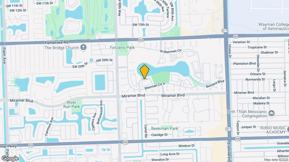 8656 SW 22nd Ct Map and Location Details