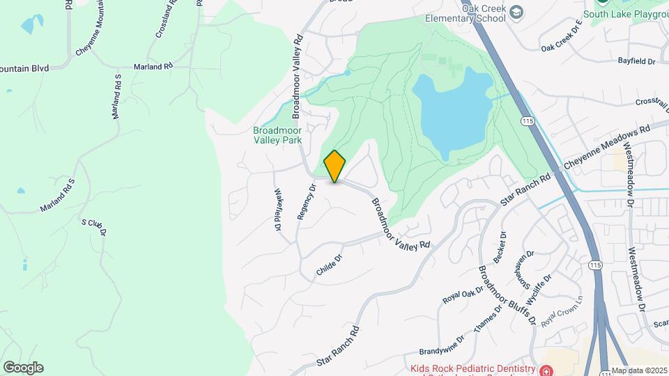 3926 Broadmoor Valley Rd Map and Location Details