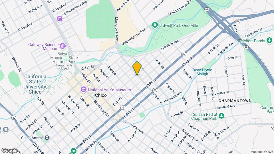 624-628 Pine St Mapa y Detalles de la Ubicación