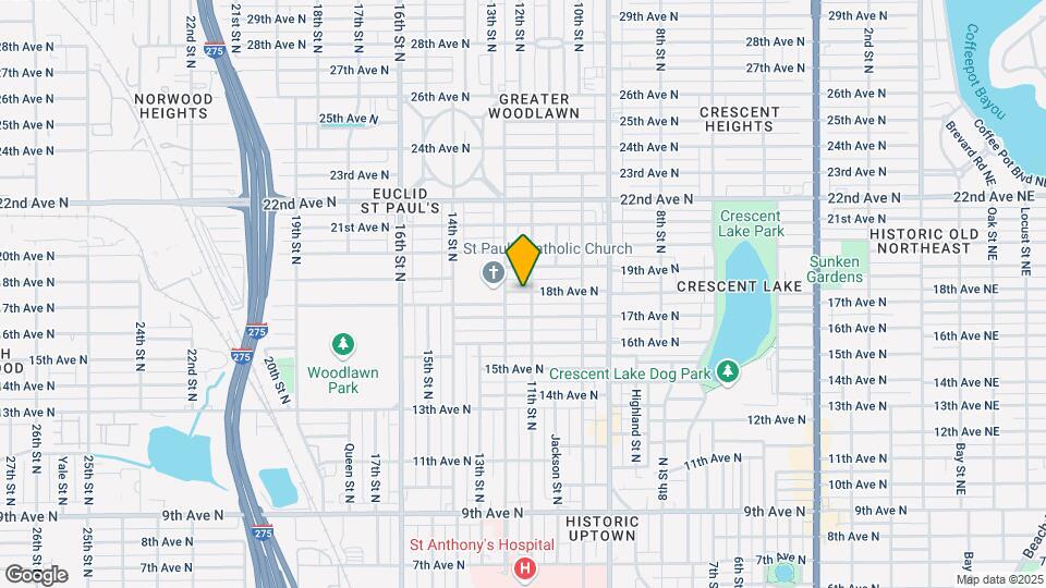 1126 18th Ave N Map and Location Details
