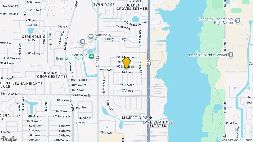 10971 90th Ave Mapa y Detalles de la Ubicación