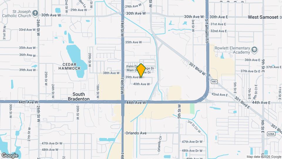 1003 39th Ave W Mapa y Detalles de la Ubicación