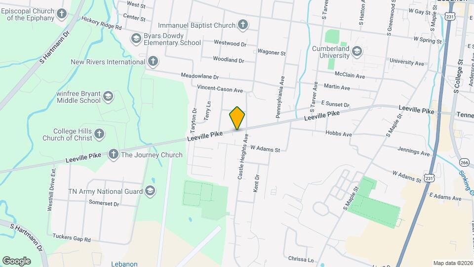 704 Leeville Pike Map and Location Details