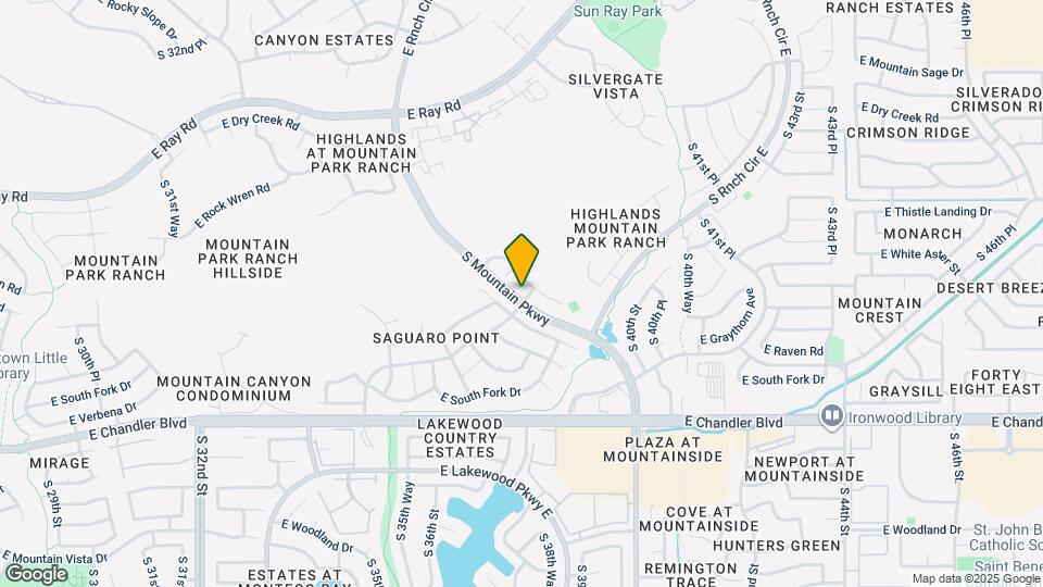 3872 E Mountain Sky Ave Mapa y Detalles de la Ubicación