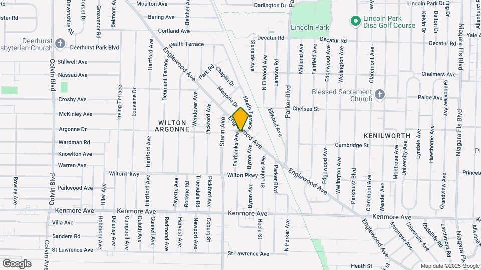 614 Englewood Ave Map and Location Details