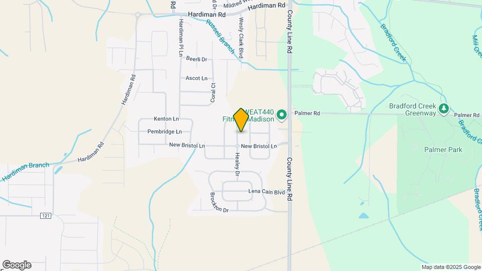 206 Healey Dr Mapa y Detalles de la Ubicación