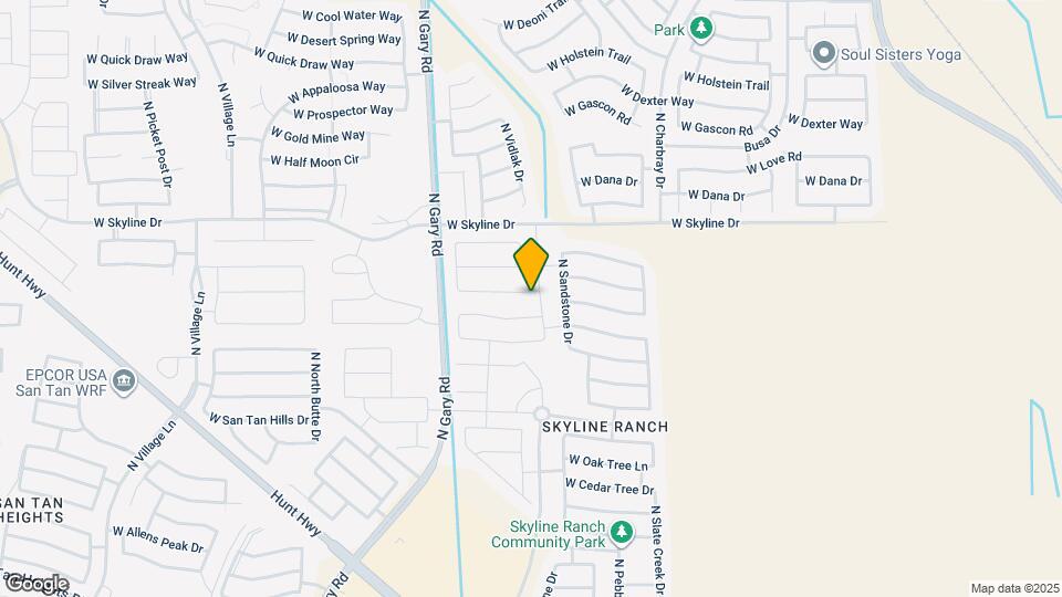 1015 W Desert Valley Dr Map and Location Details