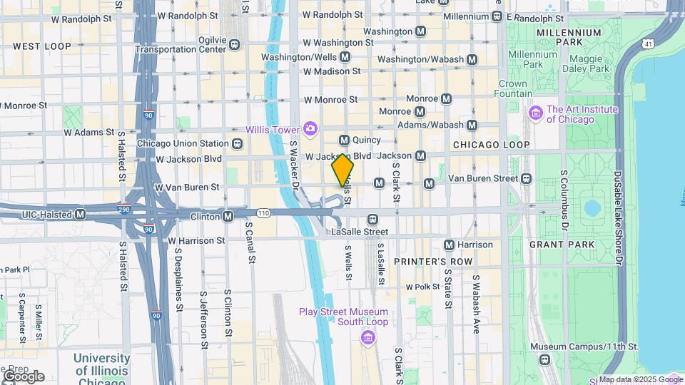 412 S Wells St, Unit 3619 Map and Location Details