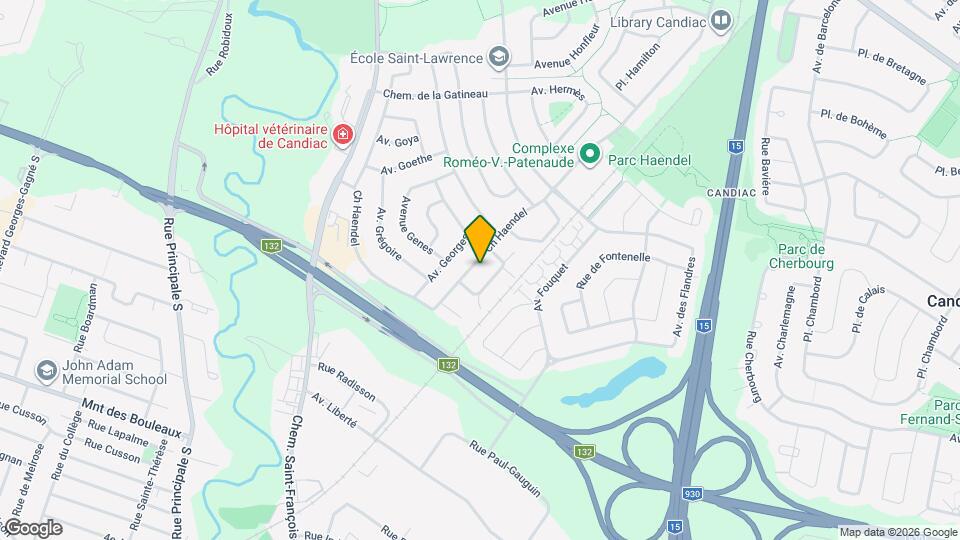 203 Haendel Ch Map and Location Details