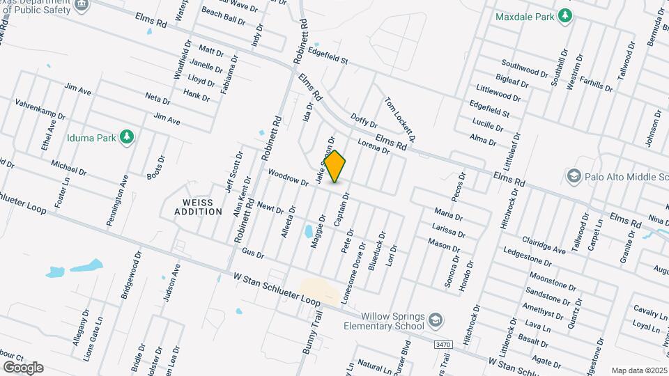 3407 Woodrow Dr Map and Location Details