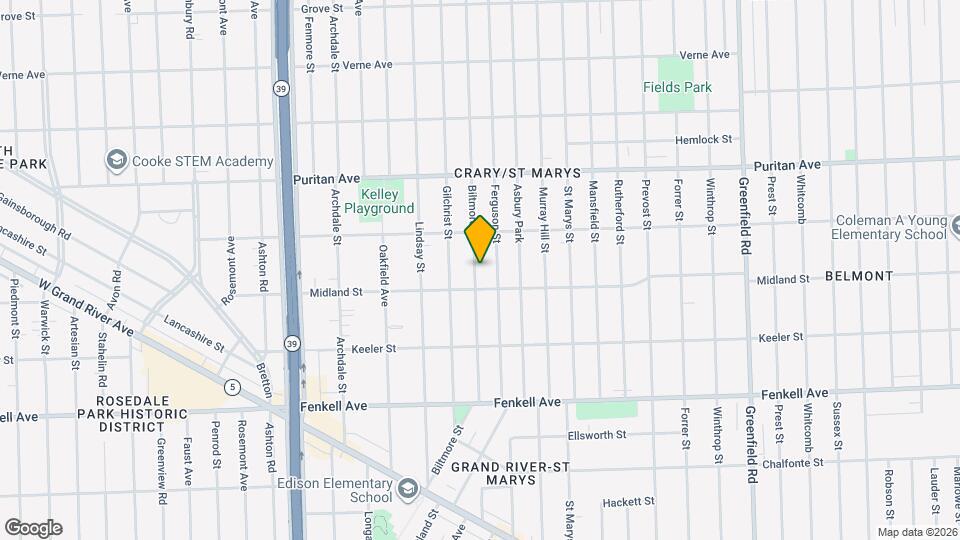 15736 Biltmore St Map and Location Details