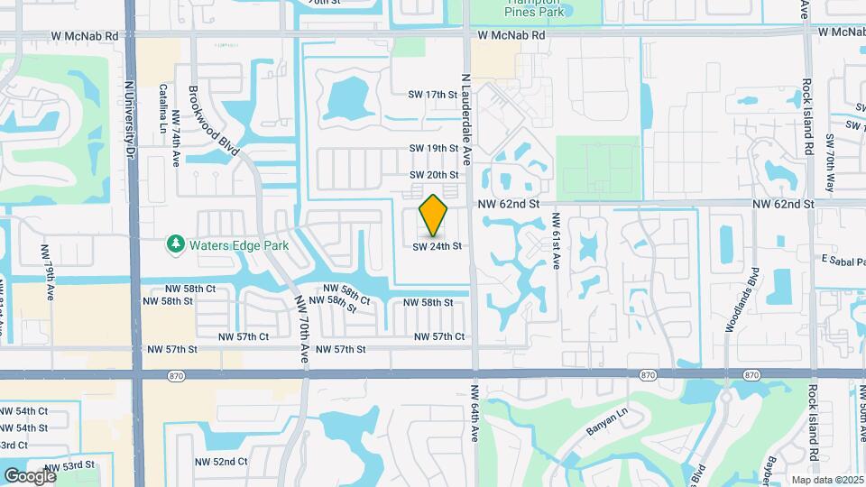8115 SW 24th St Map and Location Details