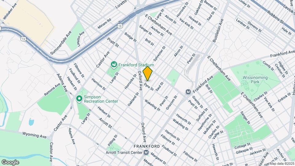 1305 Dyre St Map and Location Details