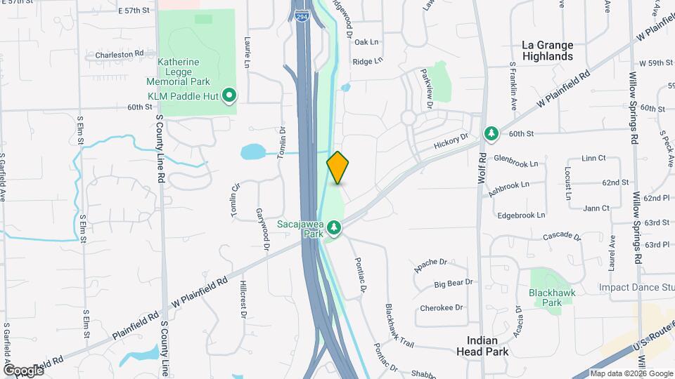 6212 Flagg Creek Ln Map and Location Details