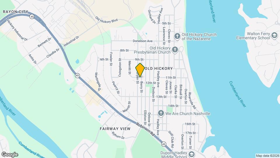 1104 Berry St Map and Location Details