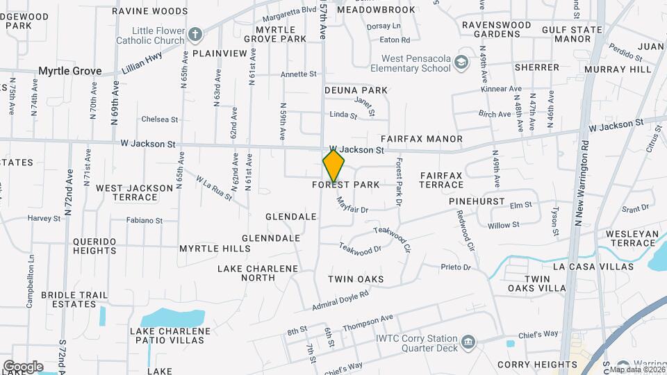 5549 Mayfair Dr Map and Location Details