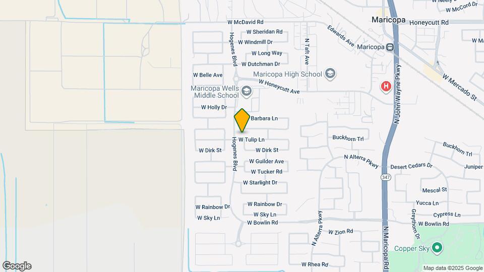 45828 W Tulip Ln Map and Location Details