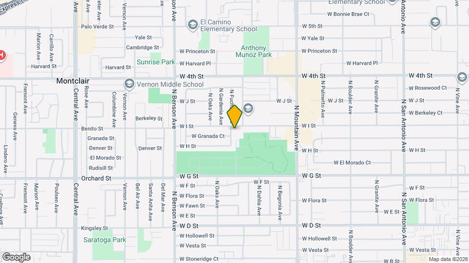 856 N Fuchsia Ave Map and Location Details