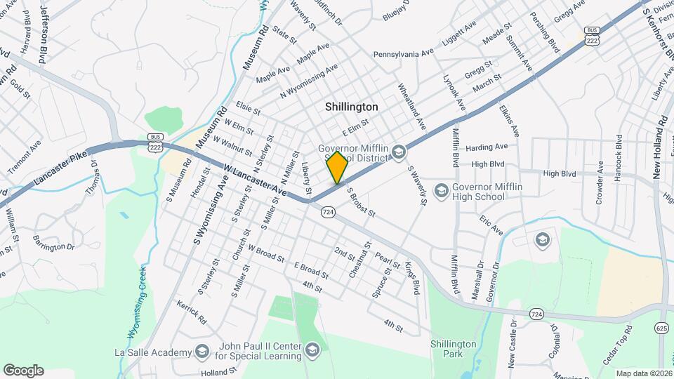 34 E Lancaster Ave, Unit 1 Map and Location Details