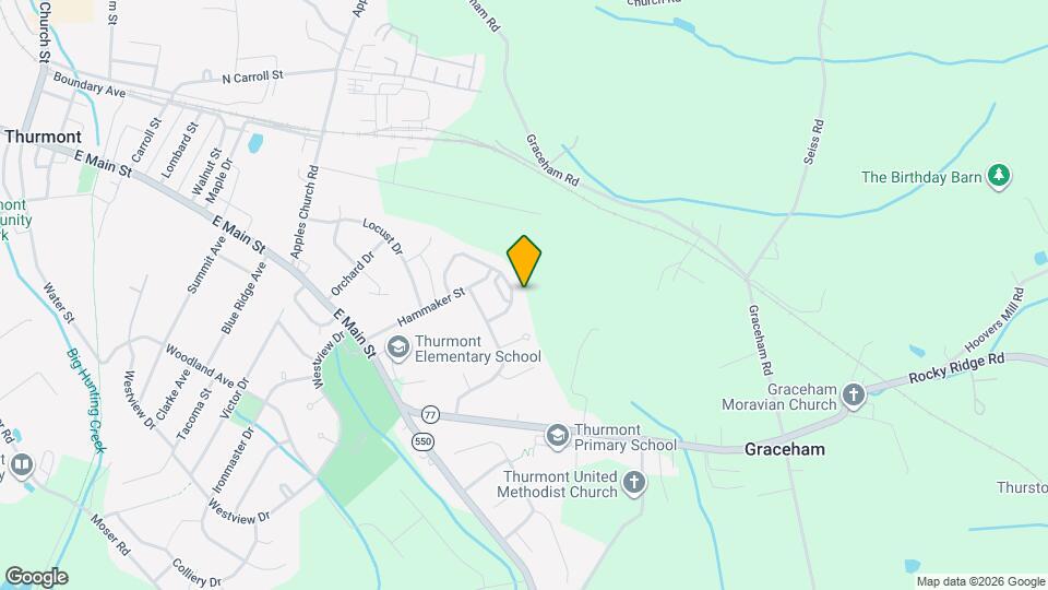 126 E Hammaker St Map and Location Details