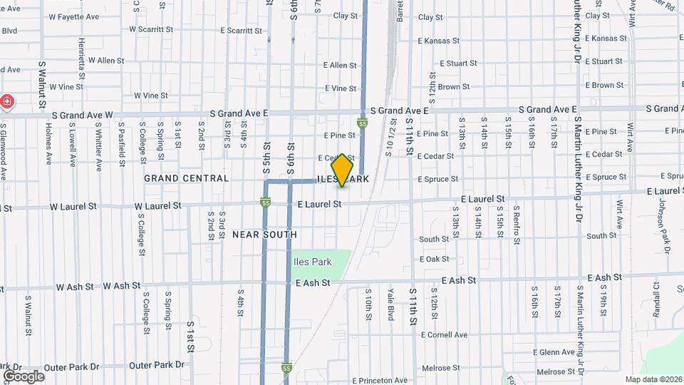 1716 S 8th St Map and Location Details