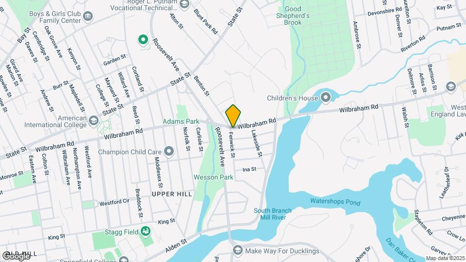 491 Wilbraham Rd Map and Location Details