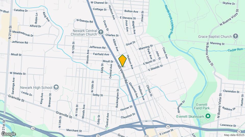 414 Mount Vernon Rd Map and Location Details