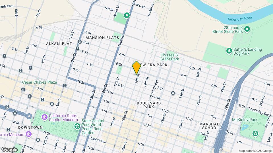 516 19th St Map and Location Details