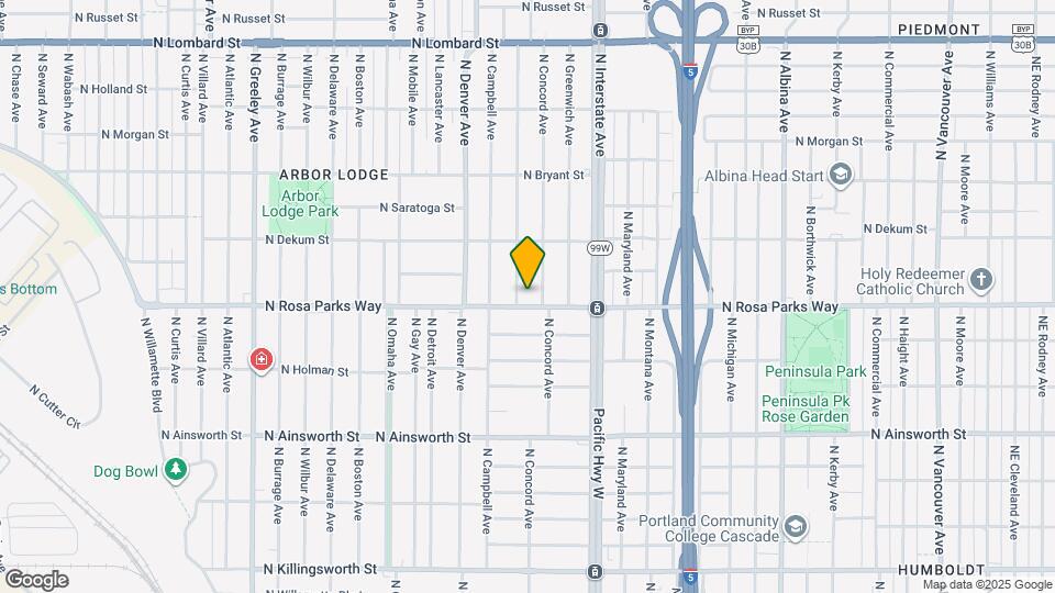 1737 N Rosa Parks Way Map and Location Details