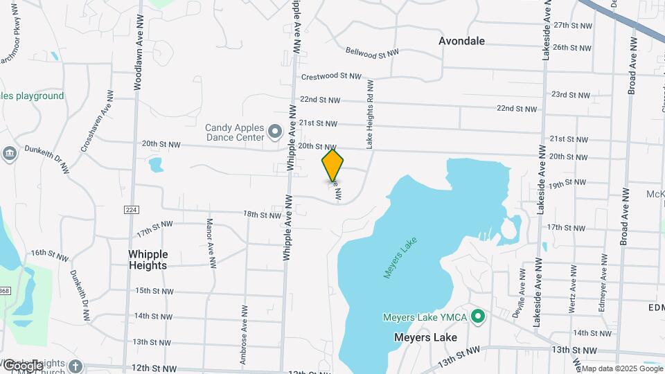 1825 Koran Ave NW Mapa y Detalles de la Ubicación